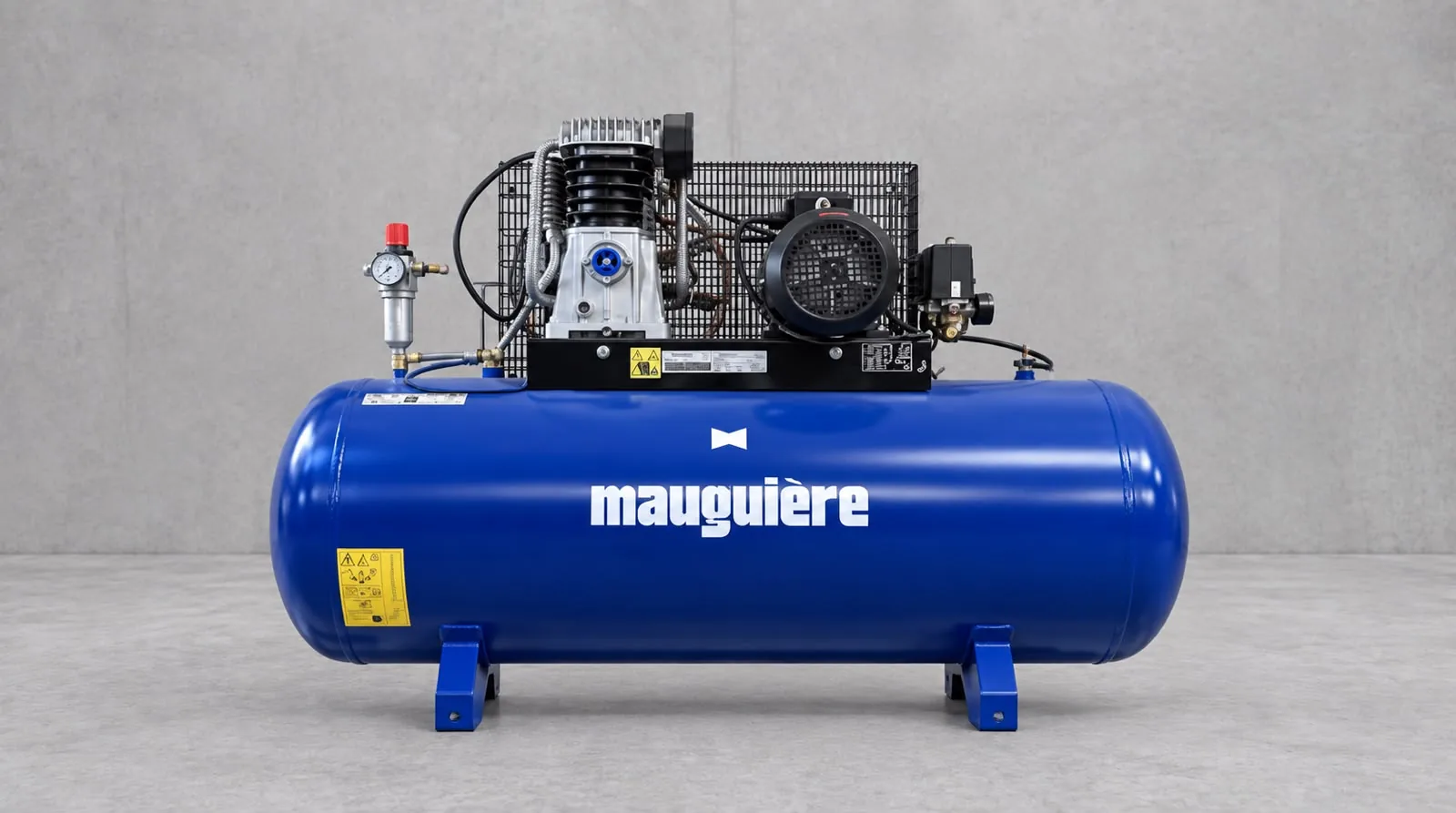 Location de compresseur d’air à réservoir horizontal pour outils pneumatiques en Haute-Savoie